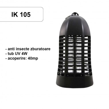 Aparat anti insecte cu lampa UV - IK105-4W 